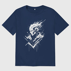 Мужская футболка оверсайз Цифровой страж