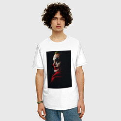 Футболка оверсайз мужская Милый Джокер, цвет: белый — фото 2