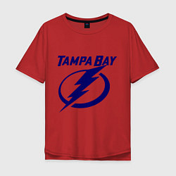 Футболка оверсайз мужская HC Tampa Bay, цвет: красный