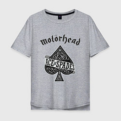 Футболка оверсайз мужская Motorhead: Ace of spades, цвет: меланж