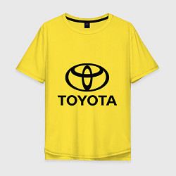 Футболка оверсайз мужская Toyota Logo, цвет: желтый