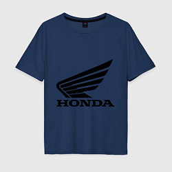 Футболка оверсайз мужская Honda Motor, цвет: тёмно-синий
