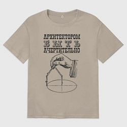 Мужская футболка оверсайз Архитектор