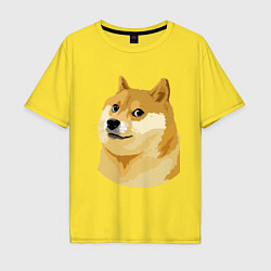 Мужская футболка оверсайз Doge