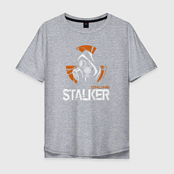 Футболка оверсайз мужская STALKER: Online, цвет: меланж