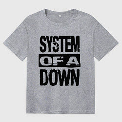 Мужская футболка оверсайз System Of A Down