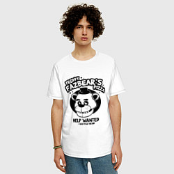 Футболка оверсайз мужская Freddy Fazbear's Pizza, цвет: белый — фото 2