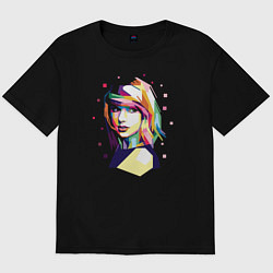 Мужская футболка оверсайз Taylor Swift Art