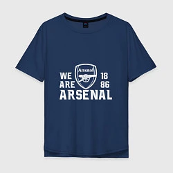 Футболка оверсайз мужская We are Arsenal 1886, цвет: тёмно-синий