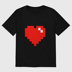 Футболка оверсайз мужская Minecraft Lover, цвет: черный