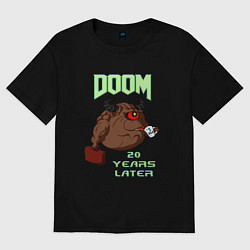 Мужская футболка оверсайз DOOM: 20 Years Later