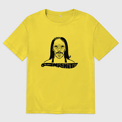 Футболка оверсайз мужская Machete Man, цвет: желтый