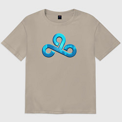 Мужская футболка оверсайз Cloud9 Foil Металлический эффект