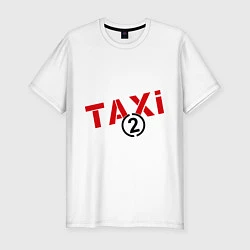 Мужская slim-футболка Taxi 2