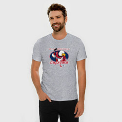Футболка slim-fit Washington Capitals Hockey, цвет: меланж — фото 2