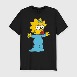 Футболка slim-fit Maggie Simpson, цвет: черный