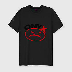 Футболка slim-fit Onyx, цвет: черный