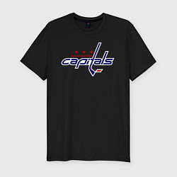 Футболка slim-fit Washington Capitals, цвет: черный