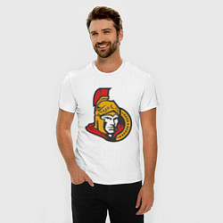 Футболка slim-fit Ottawa Senators, цвет: белый — фото 2