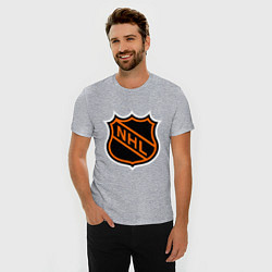 Футболка slim-fit NHL, цвет: меланж — фото 2