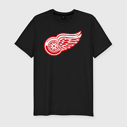 Футболка slim-fit Detroit Red Wings, цвет: черный