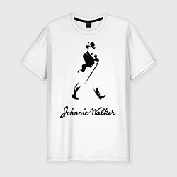 Футболка slim-fit Johnnie Walker, цвет: белый