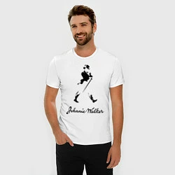 Футболка slim-fit Johnnie Walker, цвет: белый — фото 2