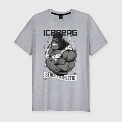 Футболка slim-fit Gorilla | Iceberg, цвет: меланж