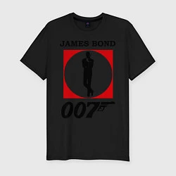 Футболка slim-fit James Bond 007, цвет: черный