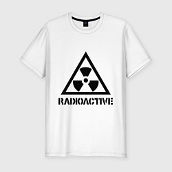 Футболка slim-fit Radioactive, цвет: белый