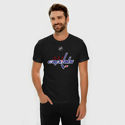 Футболка slim-fit Washington Capitals: Ovechkin 8, цвет: черный — фото 2