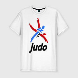 Футболка slim-fit Judo Emblem, цвет: белый