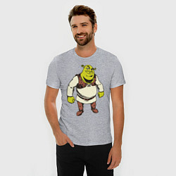 Футболка slim-fit Shrek 3, цвет: меланж — фото 2
