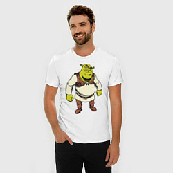 Футболка slim-fit Shrek 3, цвет: белый — фото 2