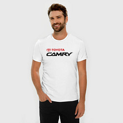 Футболка slim-fit Toyota Camry, цвет: белый — фото 2