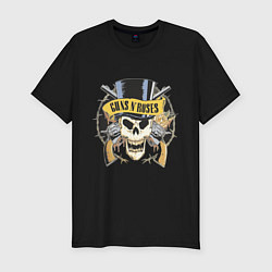 Футболка slim-fit Guns n roses, цвет: черный