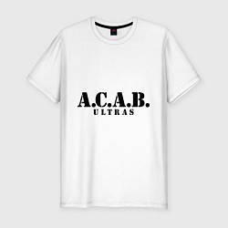 Мужская slim-футболка A.C.A.B. Ultras