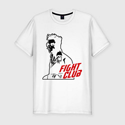 Футболка slim-fit FIght Club: Tyler Durden, цвет: белый