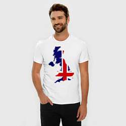 Футболка slim-fit Великобритания (Great Britain), цвет: белый — фото 2