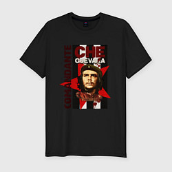 Футболка slim-fit Comandante, цвет: черный