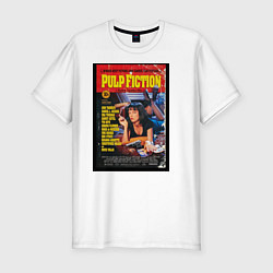 Футболка slim-fit Pulp Fiction Cover, цвет: белый