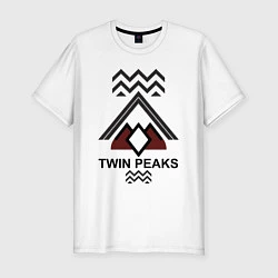 Футболка slim-fit Twin Peaks House, цвет: белый