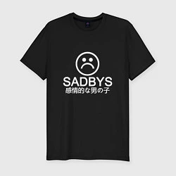 Футболка slim-fit Sad Boys (Logo), цвет: черный