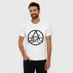 Футболка slim-fit Anarchy Bike, цвет: белый — фото 2