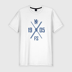 Футболка slim-fit Chelsea - 1905 FS, цвет: белый