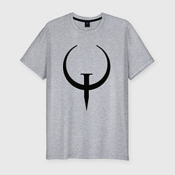 Мужская slim-футболка Quake champions
