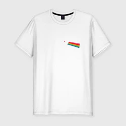 Футболка slim-fit Dark side of the moon, цвет: белый