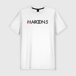 Футболка slim-fit Maroon 5, цвет: белый