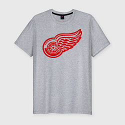 Футболка slim-fit Detroit Red Wings: Pavel Datsyuk, цвет: меланж