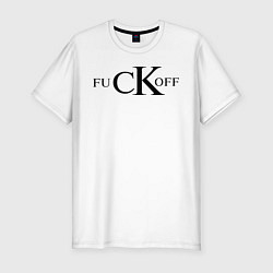 Мужская slim-футболка FuCKoff
